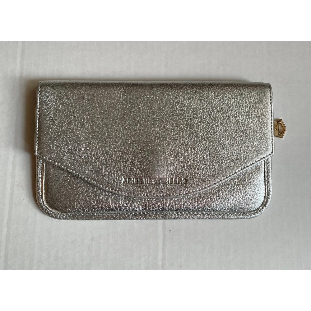 Aimee Kestenberg Silver Long Wallet Clutch